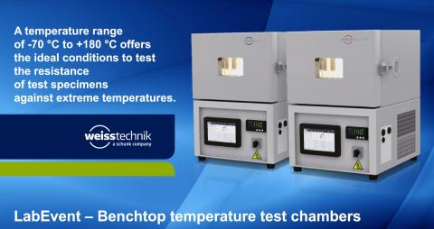 LabEvent asztali hőmérséklet tesztkamrák